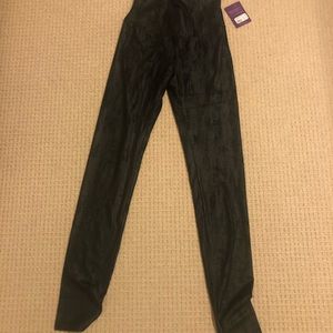 Faux leather leggings